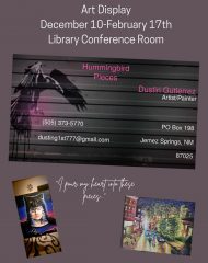 Art at the Library: Dustin Gutierrez’s Exhibit