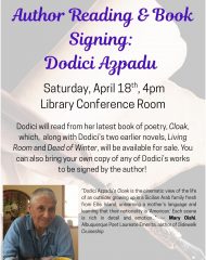 Author Reading and Book Signing: Dodici Azpadu
