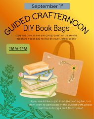 Guided Crafternoon: DIY Book Bags (Sep. 1, 2026)