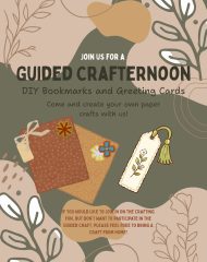Guided Crafternoon: DYI Bookmarks and Greeting Cards