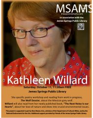 Kathleen Willard Poetry Workshop and Reading