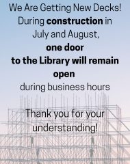 Library Construction (July-August 2026)