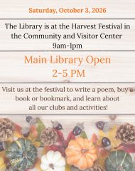 Library at the Harvest Festival 2026