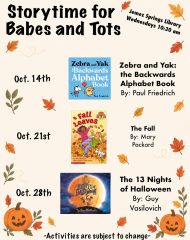 Story Time for Babes & Tots (October 2026)