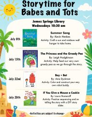 Storytime July 2026
