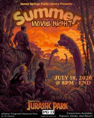 Summer Movie Night: “Jurassic Park” (July 18)