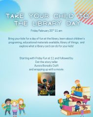 “Take Your Child to the Library!” Day