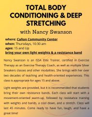 Total Body Conditioning & Deep Stretching