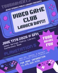 Video Game Club Launch, June 11, 2026